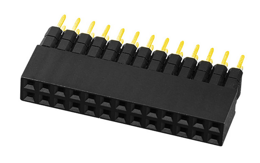 PH2.54mm Female Header Dual Row Three Body Y-type Straight Type Female Connector 