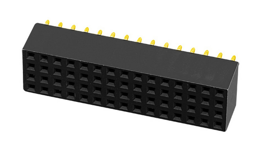 PH2.0mm Female Header Four Row Y-type Straight Type Board to Board Connector 