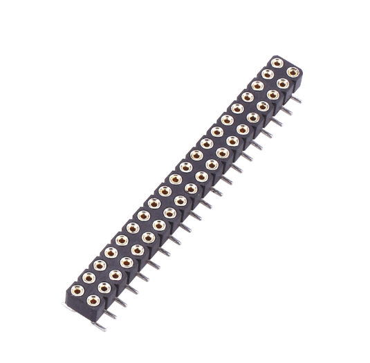 PH2.0mm Machined Female Header H=2.8 Double Row SMT Type