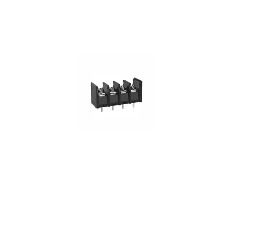 4pin Barrier Terminal Block Black Color 