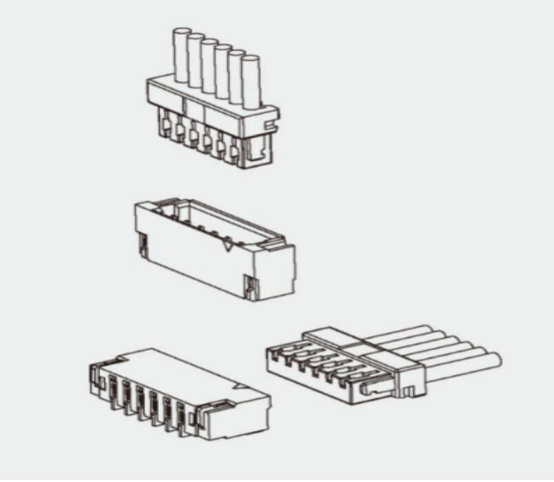 A0801 Series IDC Connector 0.8mm Pitch Wire to Board Connector 