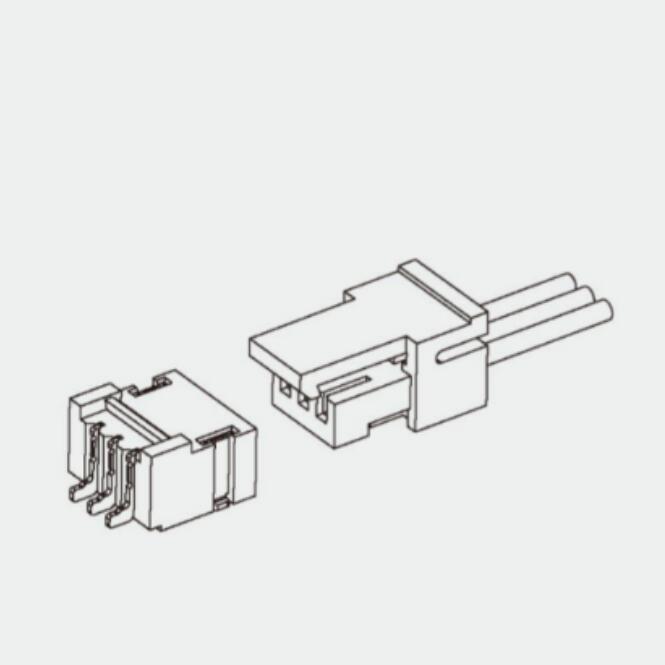A1004 Series 1.0mm Pitch Single Row Wire to Board Connector 