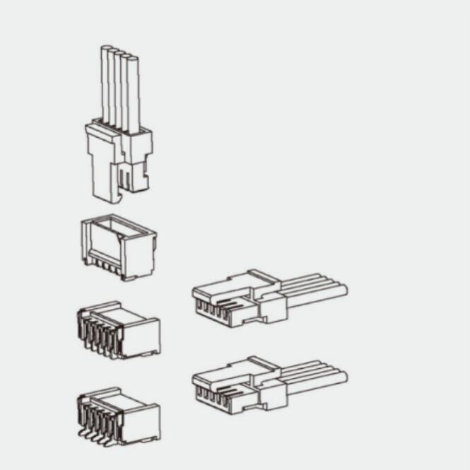 A1007 sereis wire to board connector with lock type 1.0mm pitch 