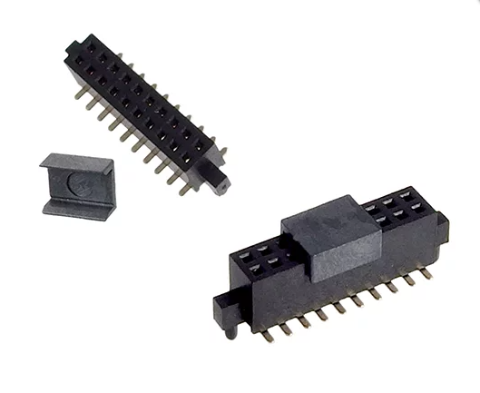 Lianda 1.27mm  2x10 Pin Female Header SMT With Post 